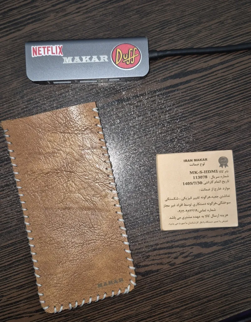 هاب ۴ پورت و مبدل USB-C به HDMI ماکار مدل MK-S-HDMI