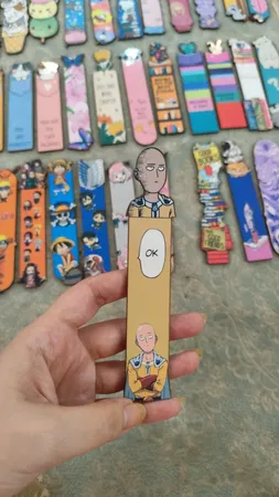 نشانگر کتاب چوبی مدل فانتزی کد 1 مجموعه 60 عددی