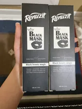 تجریه خرید ماسک صورت رینو زیت مدل Black mask carbon active حجم 100 میلی لیتر مجموعه 2 عددی