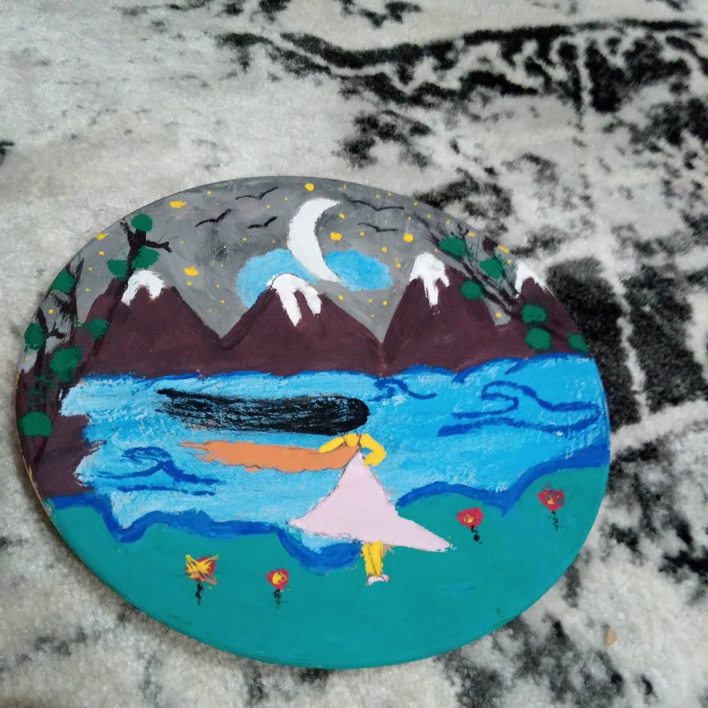 بشقاب سفالی خام مدل 121520مجموعه 3 عددی