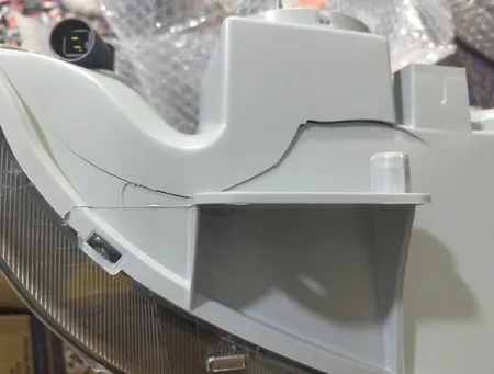 چراغ جلو دودی اسپرت خودرو فن آوران پرتو الوند مدل YM110 مناسب برای پژو پارس بسته دوعددی