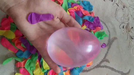 بادکنک آبی مدل واتربالن بسته ۵۰۰ عددی