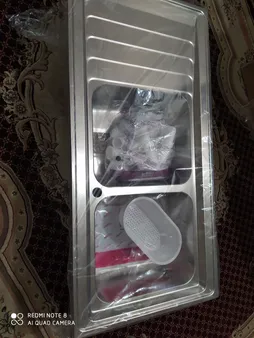 سینک ظرفشویی استیل البرز مدل 734 روکار