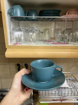 فنجان و نعلبکی مدل رومز مات بسته شش عددی