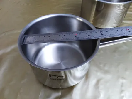 شیر جوش پارس استیل مدل کف سه لایه کد 140 سایز 14