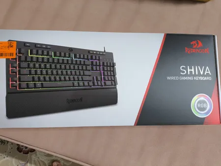 کیبورد گیمینگ ردراگون مدل Shiva K512، سوییچ ممبران، Full-Size، نورپردازی RGB