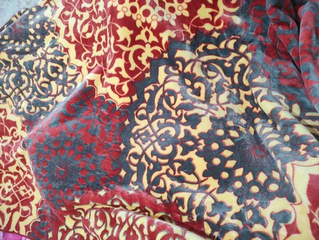 پتو گلبافت کد 648 سایز 160x220 سانتی متر