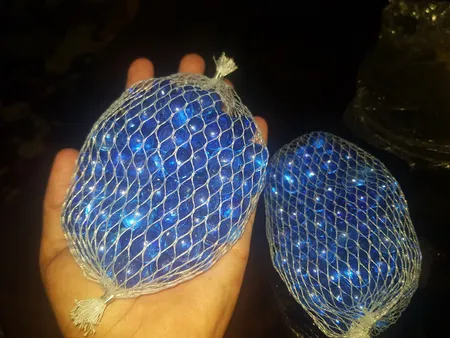 تیله شیشه ای مداد چوبی مدل سرمه ای بسته 200 عددی