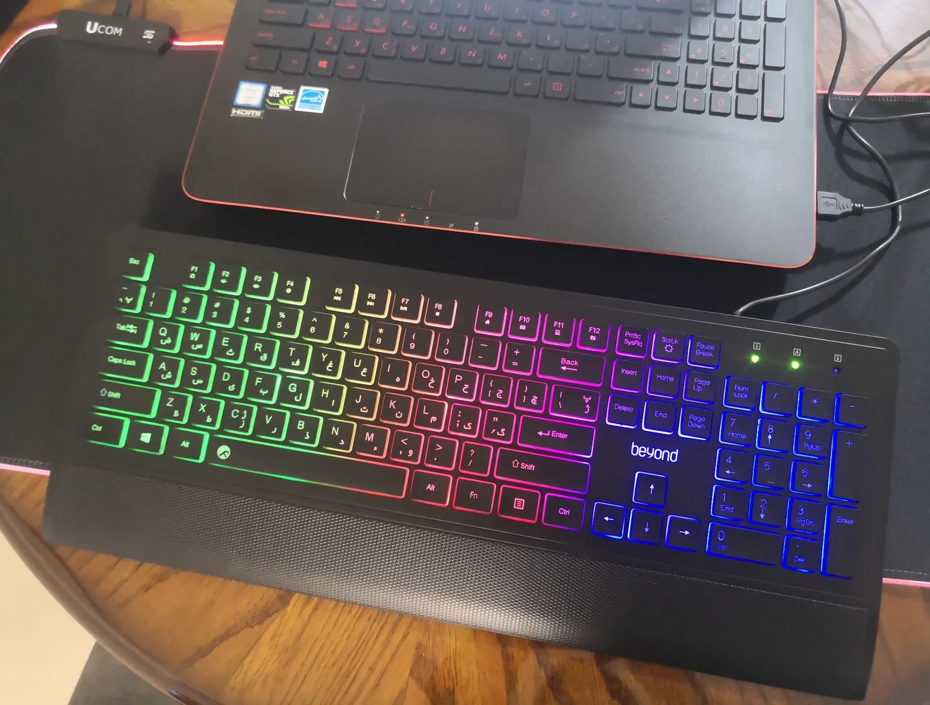 کیبورد بیاند مدل BK-7210 RGB