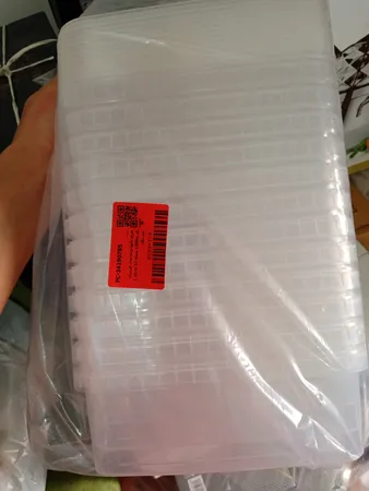 ظرف نگهدارنده پولاد پویش مدل فریزری کد 1200cc بسته 12 عددی