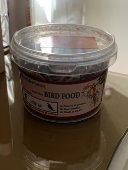 تشویقی مرغ مینا فود فارمز لند مدل میل ورم وزن 50 گرم