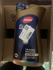 تجریه خرید روغن موتورسیکلت کاسپین مدل SN-10W-30 حجم 1 لیتر