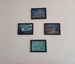 تجریه خرید تابلو مدل آثار ونگوگ کد 5 مجموعه 4 عددی