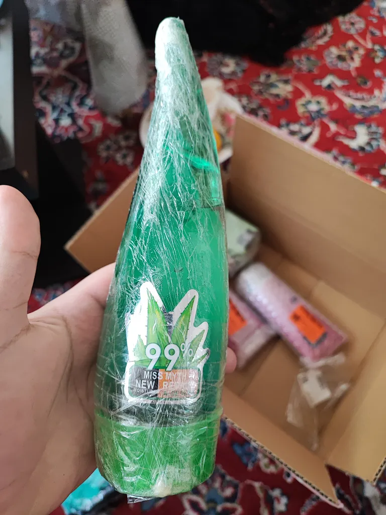 ژل آبرسان پوفوسوفو مدل آلوئه ورا شاخکی حجم 260 میلی لیتر