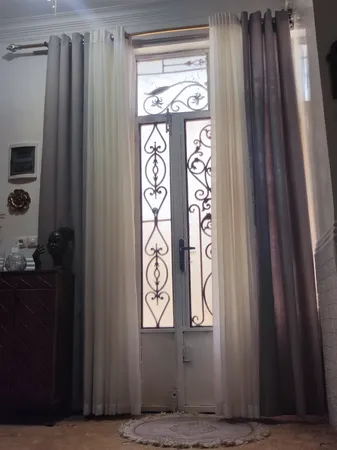 پرده نوین پرده خورشید مدل کتان GB311 سایز 280x140 سانتی متر