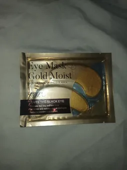 ماسک زیر چشم زوزو مدل طلا وزن 7.5 گرم مجموعه 2 عددی