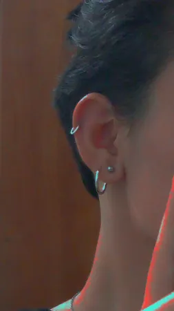 پیرسینگ گوش زنانه کد Ps03 بسته 3 عددی