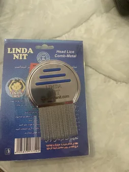 شانه ضد شپش لیندا نیت مدل تمام استیل پاک کننده تخم شپش