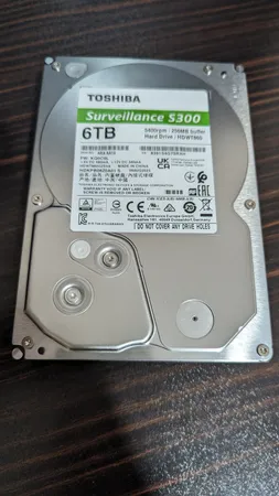 هارددیسک اینترنال توشیبا مدل S300 surveillance ظرفیت 6 ترابایت