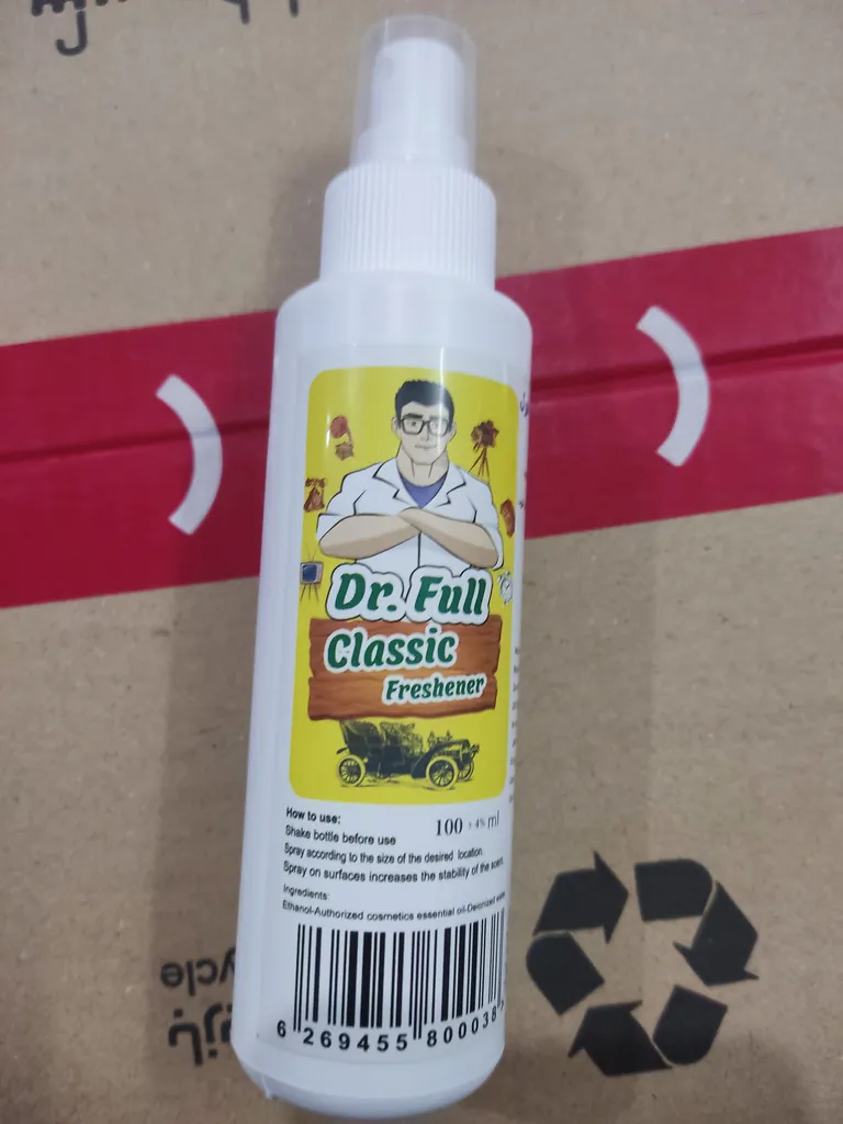 اسپری خوشبوکننده هوا خودرو دکتر فول مدل کلاسیک حجم 100 میلی لیتر