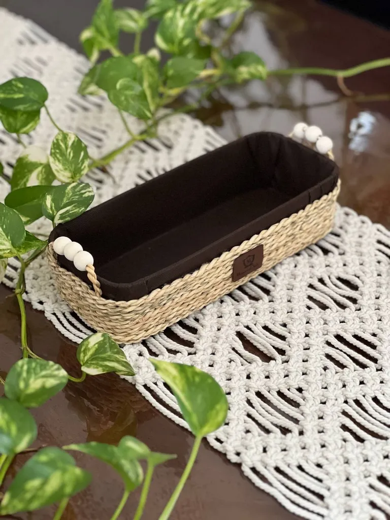 سبد حصیر بافی مدل بویان