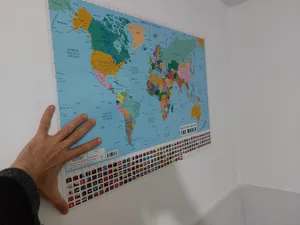 تجریه خرید نقشه سیاسی جهان انتشارات اندیشه کهن پرداز کد 2023