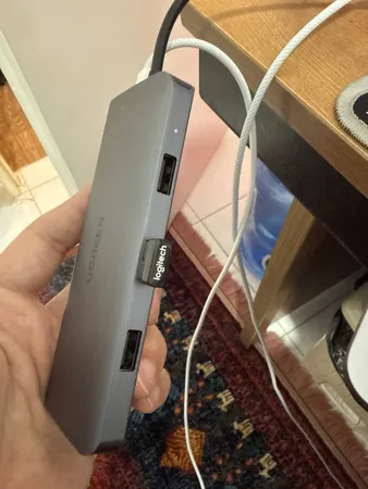 مبدل USB-C به HDMI/VGA/USB/LAN/USB-C یوگرین مدل 40873