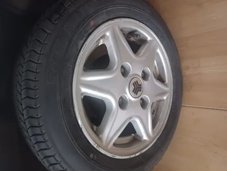 درپوش رینگ یدک چی کد 60199 مناسب برای پراید 141 بسته 4 عددی