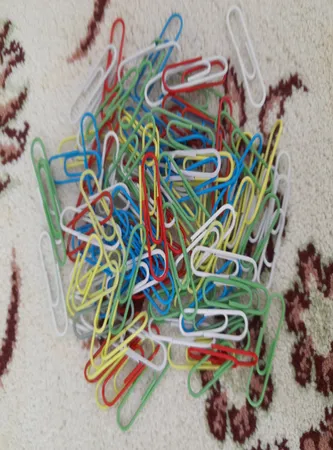 گیره کاغذ رایدین مدل رنگی سایز 28-33میلی متر - بسته 100 عددی