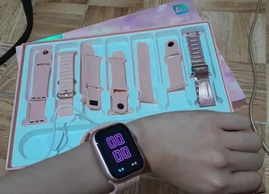 تجریه خرید ساعت هوشمند دبلیو اِس مدل WS62 Mini دارای قابلیت های کنترل موسیقی، قابلیت مکالمه مستقیم، پشتیبانی از زبان فارسی در منو و سیستم‌عامل، قابلیت تغییر طرح ساعت یا تم , بند فلز