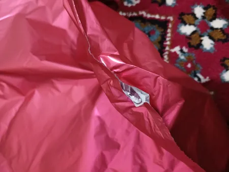 بادکنک فویلی هپی بری طرح قلب ساده بسته 5 عددی