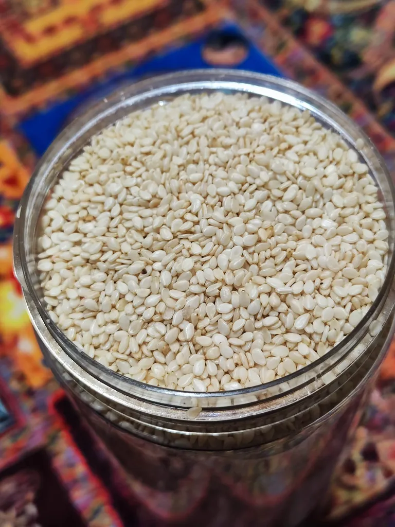 کنجد سفید ممتاز حس خوب - 450 گرم