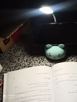 چراغ مطالعه مدل شارژی طرح خرس مهربان کد  CX0015A
