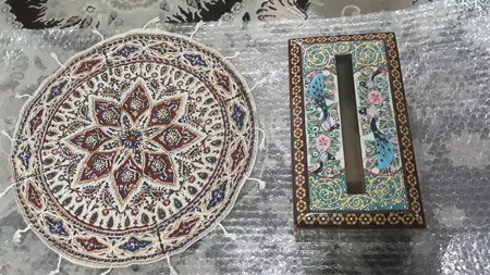 روميزي قلمكار عطريان طرح ساغر G230