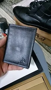 تجریه خرید کیف پول چرم بارز مدل DM9