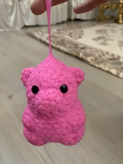 فیجت ضد استرس مدل خرس خامه ای