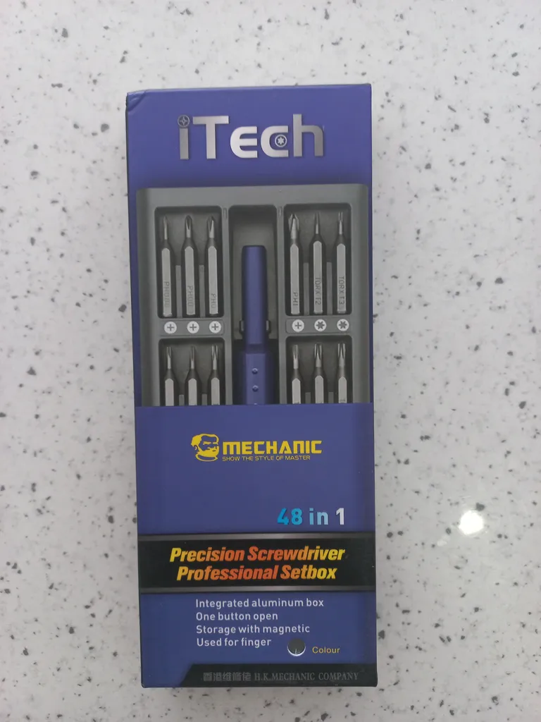 پیچ گوشتی مکانیک مدل iTech  بسته 48 عددی