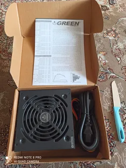منبع تغذیه گرین مدل GP350A-ECO Rev3.1