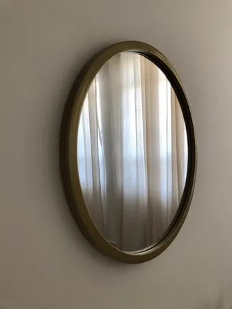 آینه مدل گرد فلزی طرح ظریف کد F-50