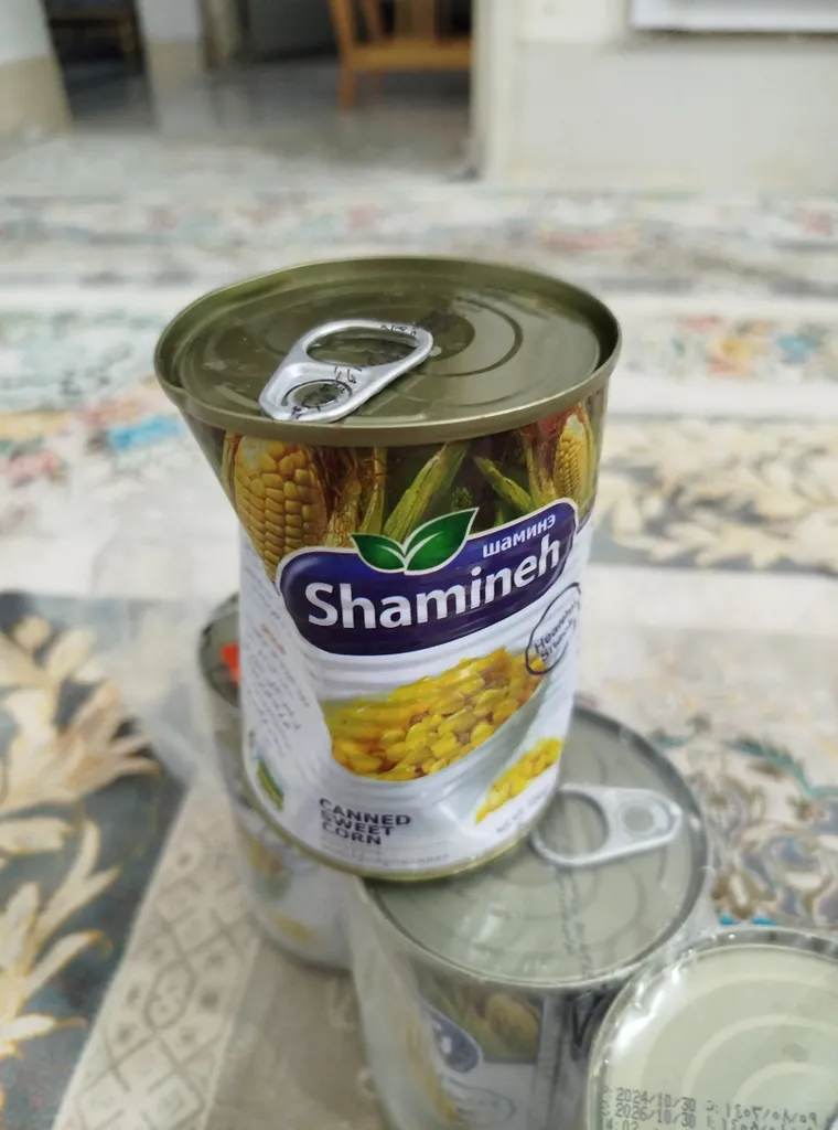 کنسرو ذرت شیرین شامینه - 350 گرم بسته 4 عددی