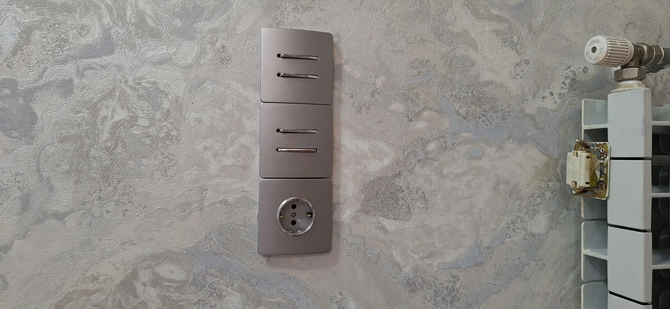 کلید دوپل صنایع آسیا الکتریک مدل NGH-SLV