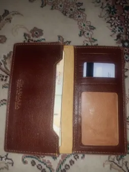 کیف پول چرم آرا کد 001