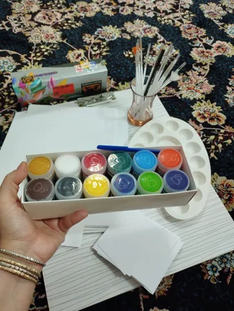 گواش 12 رنگ پارس مدل 0036