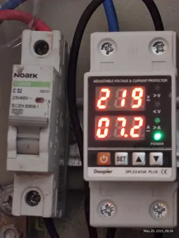 محافظ ولتاژ داپلر مدل DPLS3-63VA