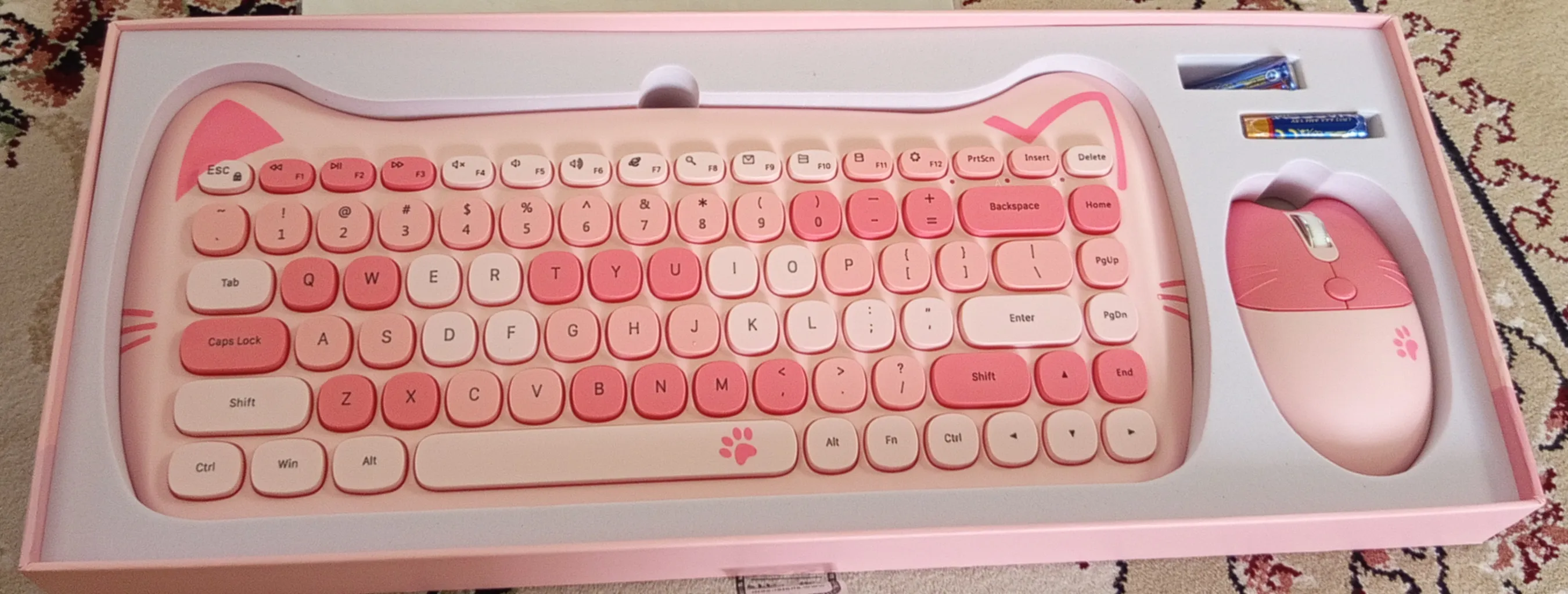 کیبورد و ماوس بیسیم گیزر مدل Meoe Meoe