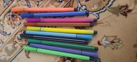 ماژیک رنگ آمیزی 12 رنگ هپو مدل rs کد 3030