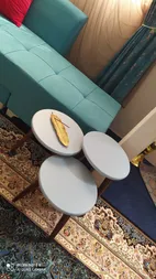 میز عسلی مدل 456 کد 04 مجموعه 3 عددی
