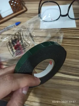 چسب دو طرفه یک سانت عرض پنج متر طول