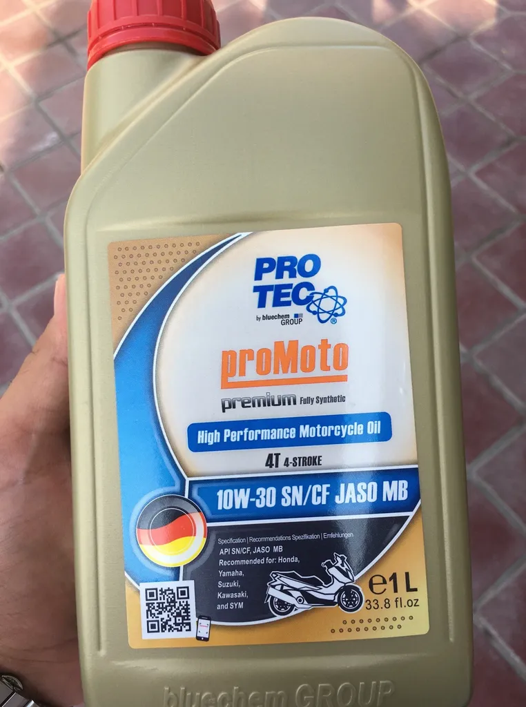 روغن موتور پروتک مدل 10w30 SN Jaso MB حجم 1 لیتر