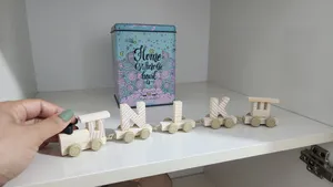 تجریه خرید اسباب بازی چوبی مدل حروف انگلیسی قطار